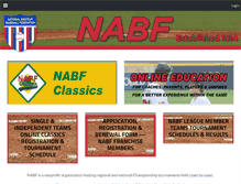 Tablet Screenshot of nabf.com